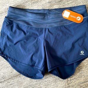 Oiselle navy running shorts S NWT